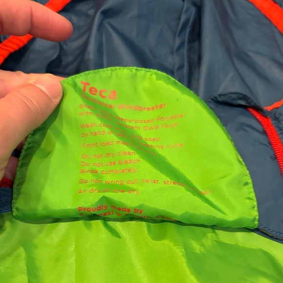 Cotopaxi Teca Half Zip Blue and Green Color Block Jacket-Unisex - Picture 5 of 8